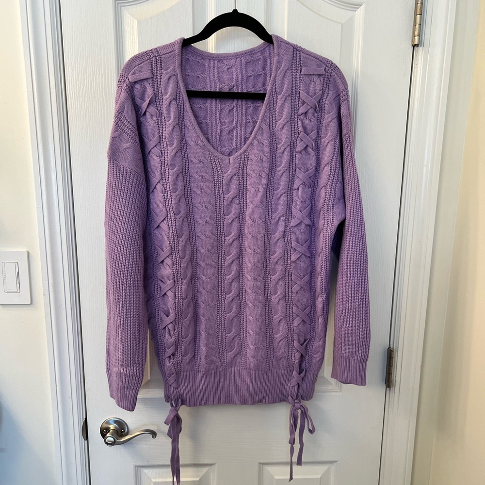 Purple Sweater 1XL. Worn once.